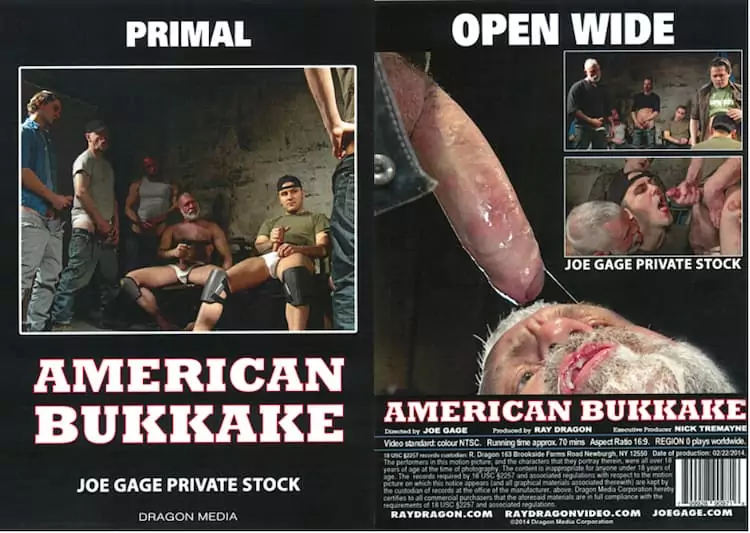 American Bukkake Joe Gage Private Stock